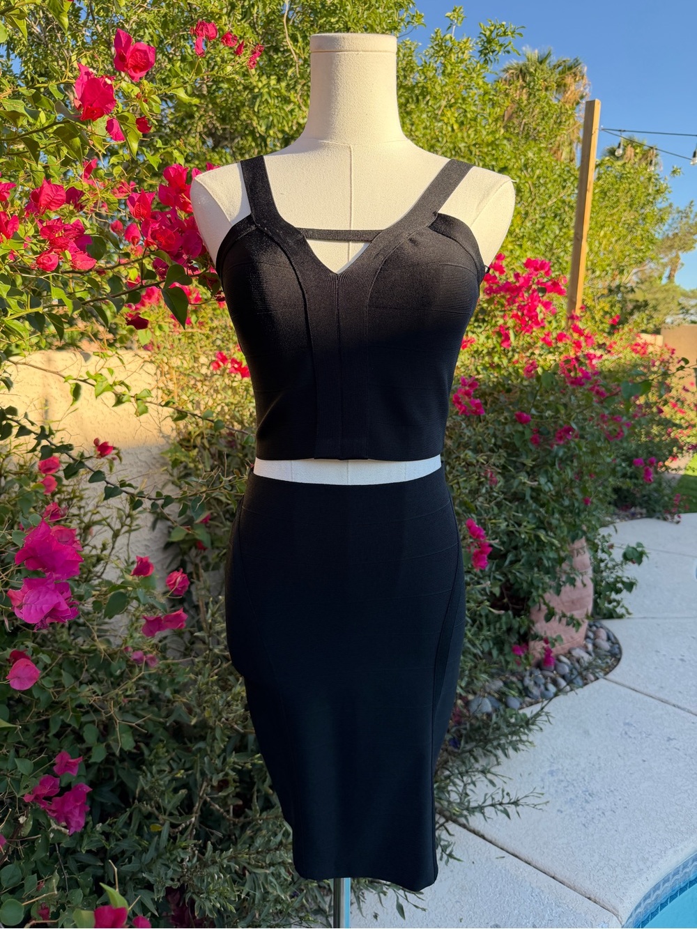 Guess Mirage Two-Piece Bandage Skirt Set